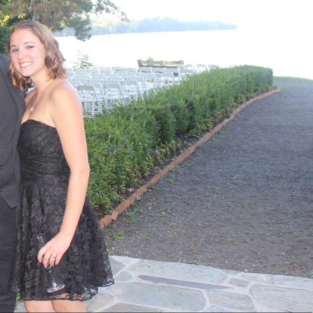 Express Black lace dress